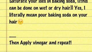 How To Do a Clarifying Rinse For Locs Apple Cider Vinegaramp Baking Soda Rinse [upl. by Nreval786]