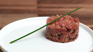 Beef Tartare with Black Olives [upl. by Sherrer]