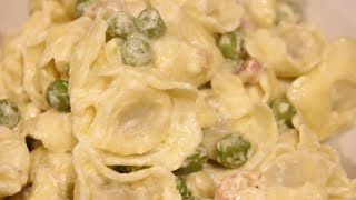 Come fare i tortellini panna piselli e pancetta buonissimi [upl. by Ellekram]