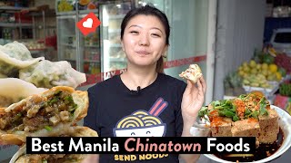 MANILA CHINATOWN STREET FOOD TOUR 12 Binondo Foods You MUST Try 🥟 [upl. by Masuh]