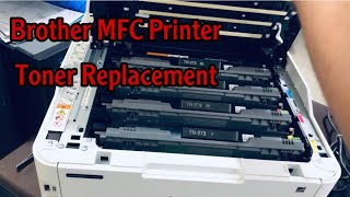 Replace the Toner Cartridge on Brother printer [upl. by Cadell]