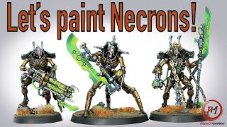 How to Paint Necrons to a Parade Ready Standard  StepbyStep Tutorial [upl. by Tabitha360]