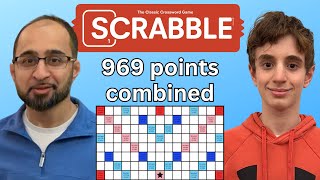 Scrabble Fireworks Josh Sokol calls tense 969point game [upl. by Robinson]