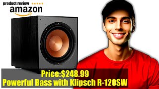 Buy Subwoofer  Klipsch R120SW Subwoofer Black [upl. by Eetnahs]