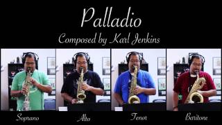 Palladio By Karl Jenkins  Soprano Alto Tenor and Baritone Saxophone Quartet [upl. by Dari860]