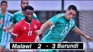 MALAWI VS BURUNDI ALL GOALS amp HIGHLIGHTS ‣ AFCON QUALIFIERS 2024 TO AFCON 2025 [upl. by Aisiat]