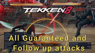 All Yoshimitsu guaranteed and Follow up attacks  Tekken 8 [upl. by Bathsheeb602]