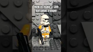 How to make a 13th battalion trooper lego legostarwars legoclonetrooper [upl. by Blumenfeld57]