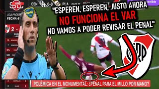 LA INSOLITA EXPLICACION DEL ARBITRO Q LE ROBO EL PARTIDO A RIVER PLATE VS LANUS quotNO FUNCIONA EL VARquot [upl. by Weisburgh43]