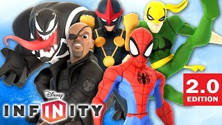 Disney Infinity 20 Playset HomemAranha TODOS OS PERSONAGENS [upl. by Yates923]