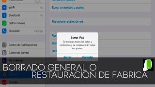 IPAD MINI ✔️Restaurar De Fabrica O Borrado General de tu MÓVIL FÁCIL y RÁPIDO📱OrientadorMovil [upl. by Eresed]