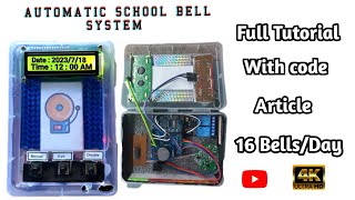 Arduino Based Automatic SchoolCollege Bell System [upl. by Keyte]