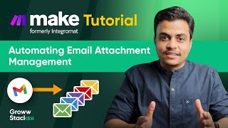 Automating Email Attachment Management Watch Iterate Resize Archive and Upload withMakecom [upl. by Tteve]