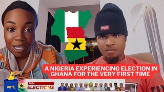 A nigeria experiencing election in Ghana for the very first time [upl. by Esekram245]