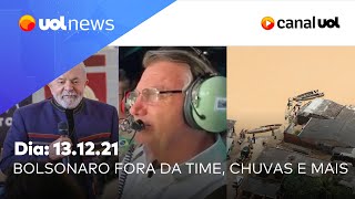 Bolsonaro fora da capa da Time chuvas na Bahia e em MG Lula Fies Sergio Moro e mais  UOL News [upl. by Enamrahs19]