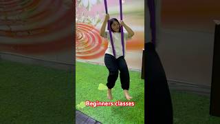 Aerial dance choreography  Aerial yoga workout  Aerial yoga core workout dancerpose plankpose [upl. by Ydnelg]