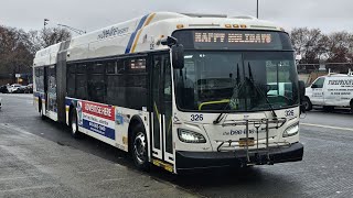 Westchester County BeeLine Onboard 2018 New Flyer XDE60 326 on the 20 to Bedford Park [upl. by Llennod958]