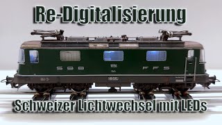 RE 44 ReDigitalisierung und Umbau auf LEDs mit Schweizer Lichtwechsel [upl. by Kielty]