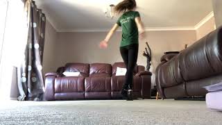 Countess Cathleen Keele does Riverdance tutorial Keele Irish Dance [upl. by Ynaffad]