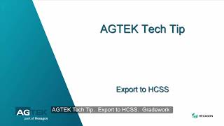 Tech Tip  Export to HCSS [upl. by Keelia]