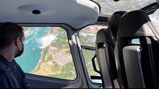 Niagara Helicopters  Niagara Falls Canada Scenic Tourist Helicopter Ride Over The Falls Full Ride [upl. by Verile]