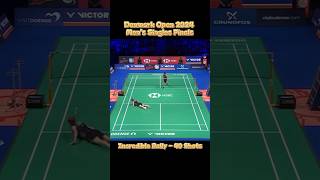 Incredible Rally Anders Antonsen vs Koki Watanabe DenmarkOpen2024 final bwfworldtour [upl. by Ecenaj780]