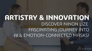 Artistry amp Innovation Discover Ninon Lize Fascinating Journey into AI amp EmotionConnected Masks [upl. by Blau]