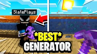 THE MOST OVERPOWERED COBBLESTONE GENERATOR UNLIMITED COINS  Minecraft Skyblock  FadeCloud [upl. by Keligot758]