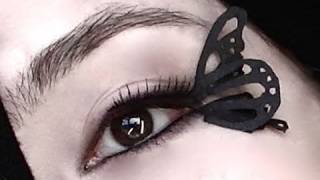 DIY Paper Butterfly False Lashes [upl. by Vena]