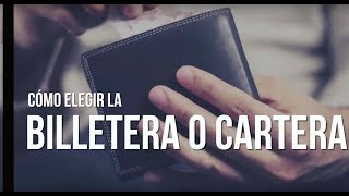 Cómo elegir una cartera o billetera para hombre [upl. by Demmy]