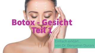 Botox  Behandlung der Zornesfalte  Einfach erklärt von Dr Durani [upl. by Sheryle310]