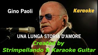 Gino Paoli Una lunga storia d’amore Karaoke [upl. by Esined]