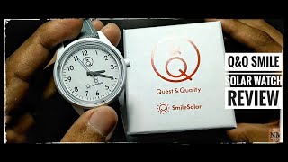 WATCH before you BUY QampQ Solar Smile watch full review qampq [upl. by Mylan292]