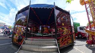 Rolling thunder waltzer offride side view pov [upl. by Brigida]