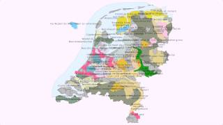 Topografie De 167 Nederlandse Landschappen [upl. by Accebber]