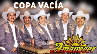 Copa Vacía Karaoke Conjunto Amanecer Norteño Sax [upl. by Zelig681]