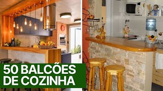 50 IDÉIAS E MODELOS DE BANCADAS DE COZINHA AMERICANA PARA SUA INSPIRAÇÃO [upl. by Sonitnatsok331]