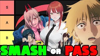 Chainsaw Man Smash or Pass and Waifu Tier List with Denji [upl. by Angle290]