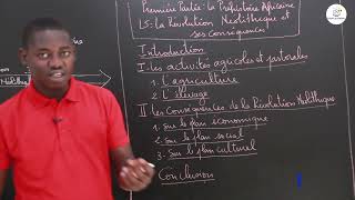 Cours  Seconde L  HG La révolution néolithique et ses conséquences  M Samb [upl. by Ahpla]