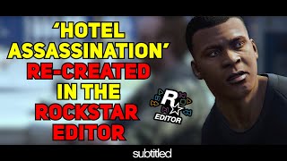 GTA 5  Hotel Assassination  Cinematic Experience  Subtitled [upl. by Blackman648]