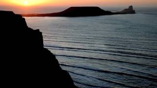 Gower Peninsula Wales Coastline and Beaches  Dawn till Dusk [upl. by Kinchen]