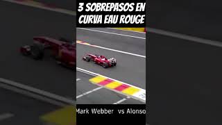 Sobrepasos en Eau Rouge f1 eaurouge gpbelgica colapinto hamilton verstappen [upl. by Reivazx146]