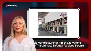 Reliable Manufacturer of Paper Bag Making Machine The Ultimate Solution for Good Service [upl. by Harpp]