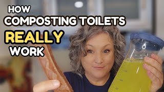 How Composting Toilets REALLY WORK RV Tiny House OFF GRID Boat Nomad No Dump Station Ever [upl. by Enom]