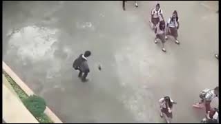 Epic Boys Dance In Schoolyard [upl. by Ilek]