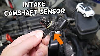 HYUNDAI SANTA FE INTAKE CAMSHAFT POSITION SENSOR REPLACEMENT LOCATION REMOVAL [upl. by Ingrim413]