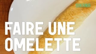 Omelette Véritable  Technique De Chef  Cuisine [upl. by Sofer]