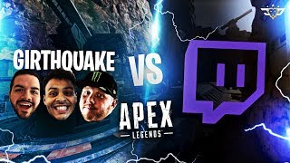 GIRTHQUAKE VS STREAM SNIPERS INSANELY CLOSE GAMES Apex Legends [upl. by Airetas]