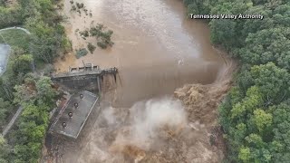 Cocke County Tennessee Helene flooding Drone video shows catastrophic damage [upl. by Aguste]