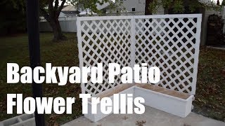 How To Build a Patio Trellis for A Rose Bush [upl. by Nasia]